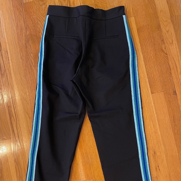 Sandro Striped Cropped Pants Size 40 - Picture 6 of 6